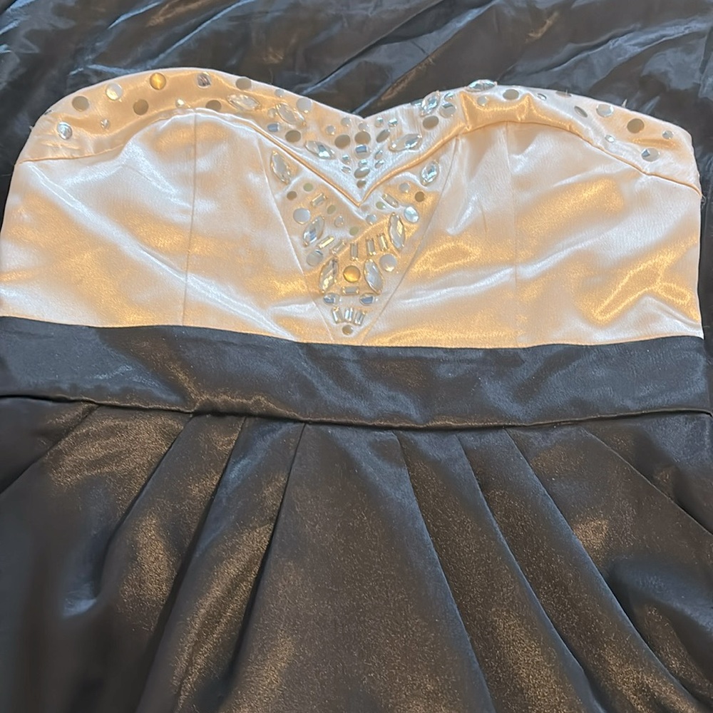 Strapless Sequined Dress